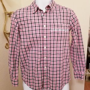 Cherokee Red, Blue, Cream Plaid, Long Sleeves